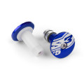 Embouts de guidons S3 End 5 Ø14mm bleu | Oxmoto