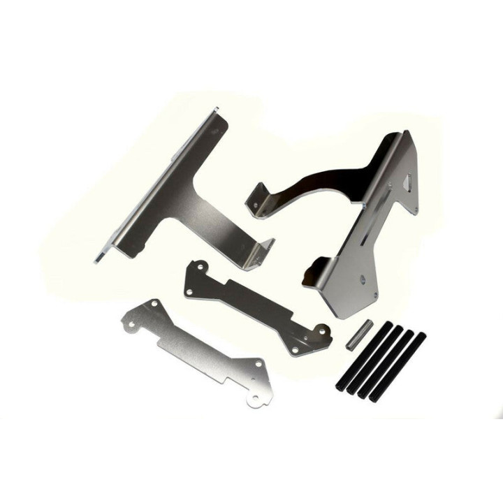 Protections de radiateurs AXP aluminium/noir sherco | Oxmoto