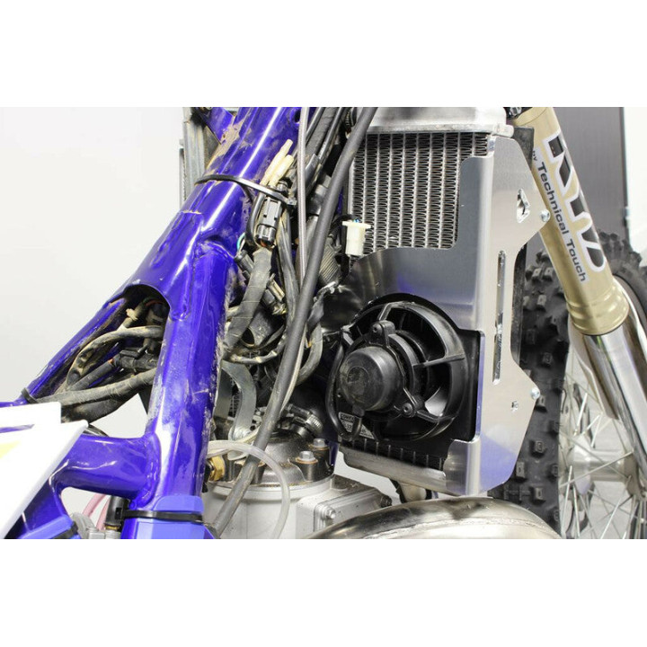 Protections de radiateurs AXP aluminium/noir sherco | Oxmoto