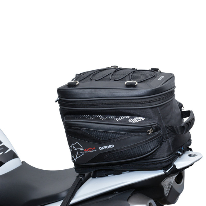 Sacoche arrière Oxford T40R noir 40L | Oxmoto