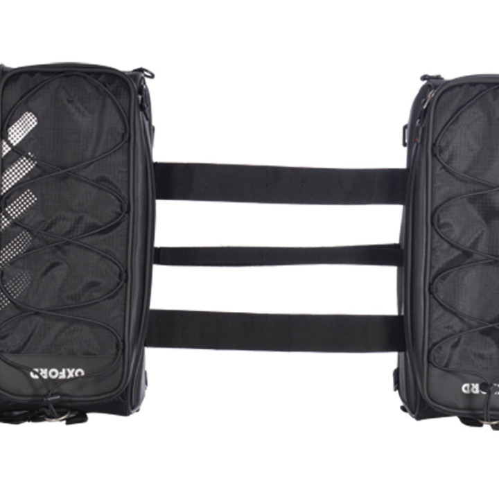 Sacoches cavalières Oxford p60r noir 60L | Oxmoto