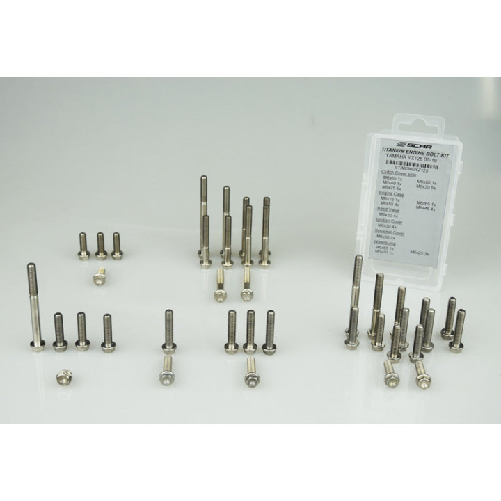 Visserie moteur Scar titane 1096639001 | Oxmoto