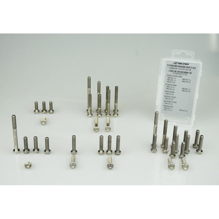 Kit vis moteur Scar 49 vis titane STIMENG250SX | Oxmoto