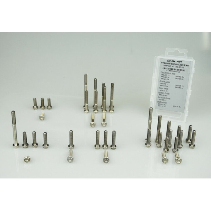 Kit vis moteur Scar 49 vis titane STIMENGYZ450F2 | Oxmoto