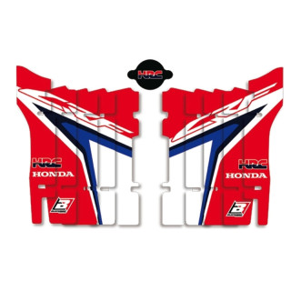 Kit déco de cache radiateur Blackbird replica team hrc Honda crf450