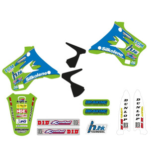 Kit déco complet Tecnosel Team Kawasaki 1996 | Oxmoto