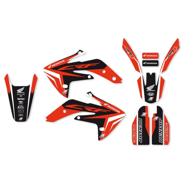 Kit déco Blackbird dream graphic 4 Honda crf150r | Oxmoto
