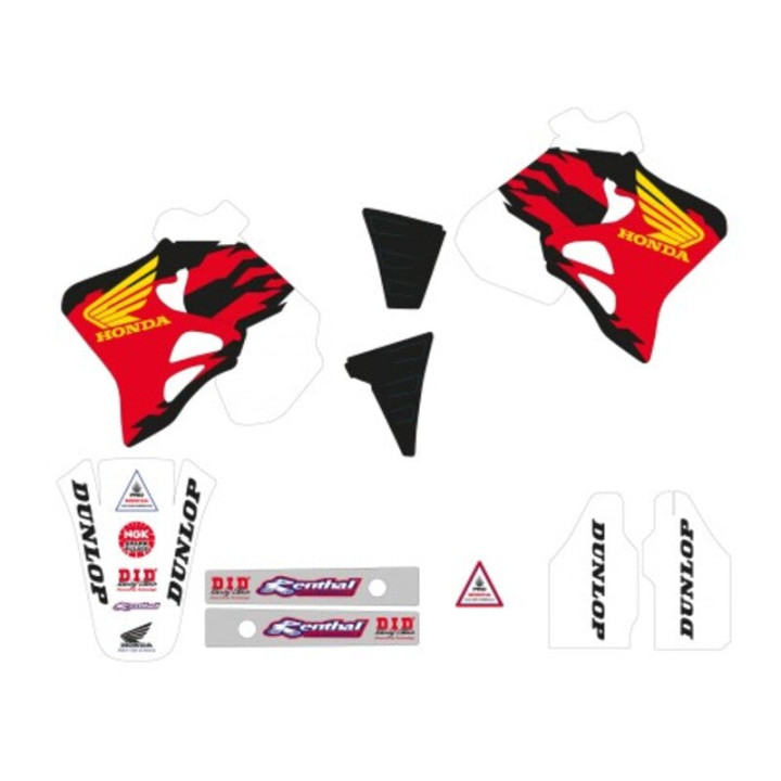 Kit déco complet Tecnosel Replica Team Honda 1995 USA