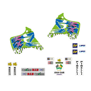 Kit déco complet Tecnosel Team Kawasaki 1993 | Oxmoto