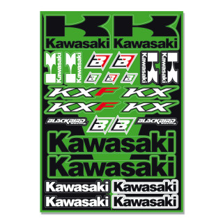 Planche de stickers Blackbird Kawasaki | Oxmoto