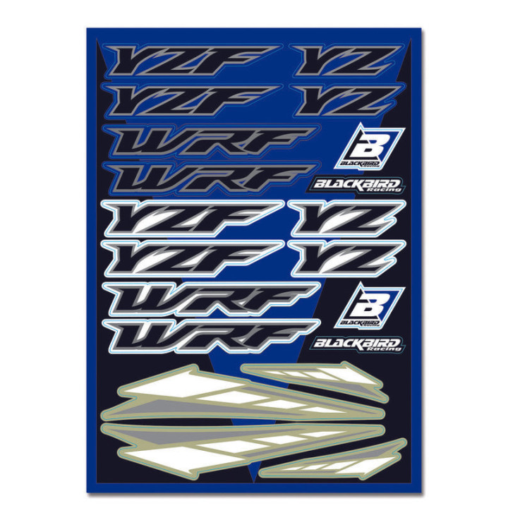 Planche de stickers Blackbird Yamaha | Oxmoto