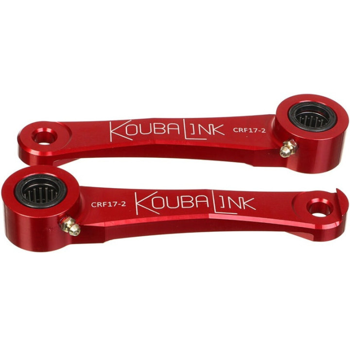 Kit de rabaissement de selle Koubalink (31.8 - 38.1 mm) rouge - Honda