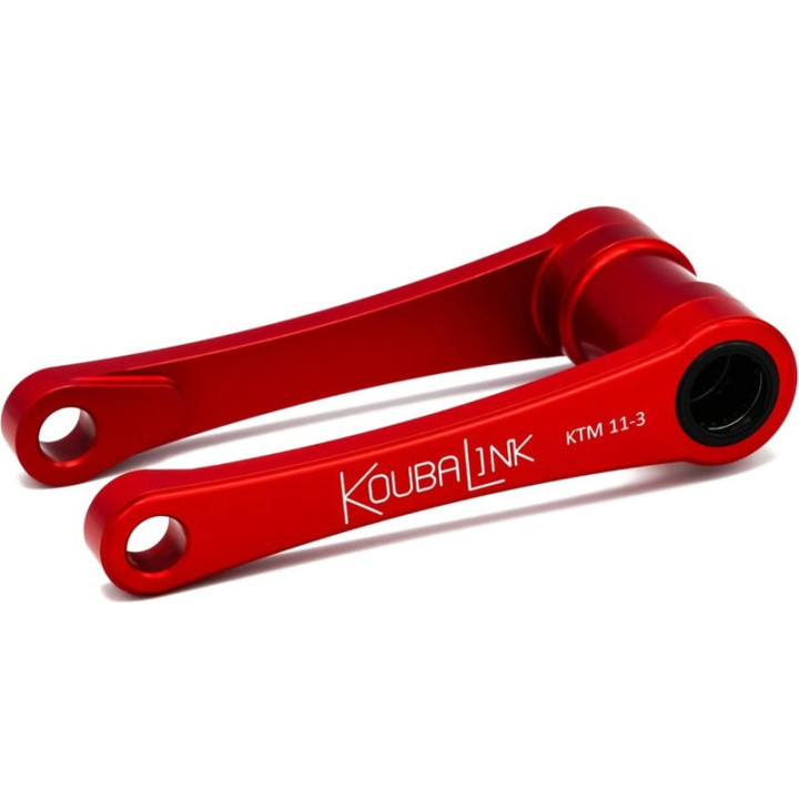 Kit de rabaissement de selle Koubalink (25.4 mm) rouge - Gas Gas / Husqvarna / KTM