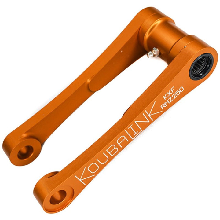 Kit de rabaissement de selle Koubalink (31.8 34.9 mm) orange Kawasaki / Suzuki