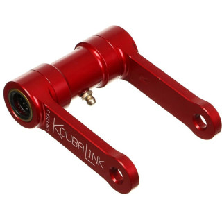 Kit de rabaissement de selle Koubalink (44.5 mm) rouge - Honda CRF125F