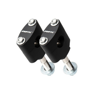 Pontets de guidon RFX Race 22,2mm (Noir) | Oxmoto