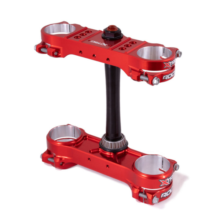 Té de fourche X Trig ROCS Pro Offset 20-22 mm - rouge Gas Gas