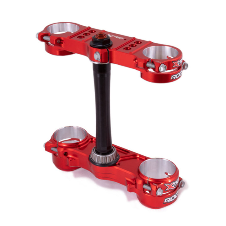 Té de fourche X Trig ROCS Pro Offset 20-22 mm - rouge Gas Gas