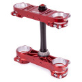 Té de fourche X Trig rocs pro offset 20-22 mm brun | Oxmoto