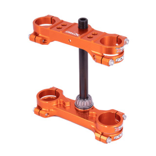 Té de fourche X Trig ROCS Tech Offset 22 mm - orange KTM SX50