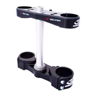 Té de fourche Scar offset origine noir KTM sx50 | Oxmoto