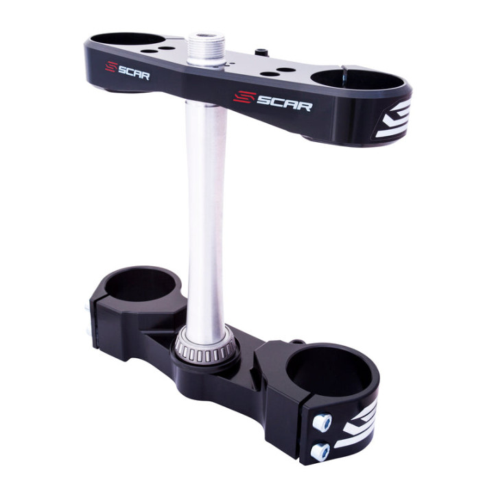 Té de fourche Scar offset origine noir KTM sx50 | Oxmoto