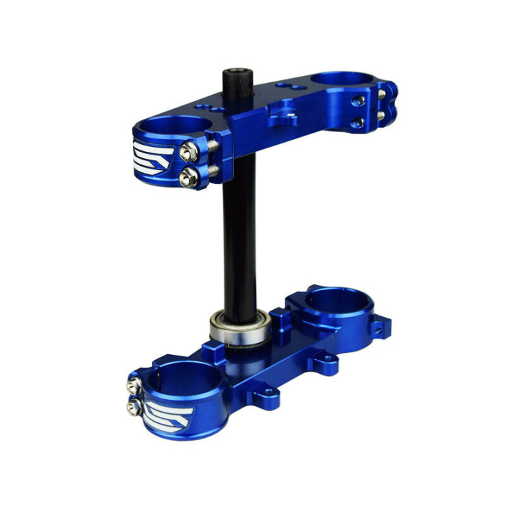 Té de fourche Scar Offset 22mm S5418BL | Oxmoto