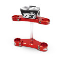 Té de fourche complet S3 Ø39mm rouge Gas Gas Pro fourche Tech