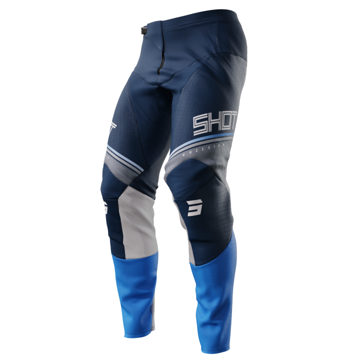 Pantalon SHOT contact indy bleu 2024 | Oxmoto