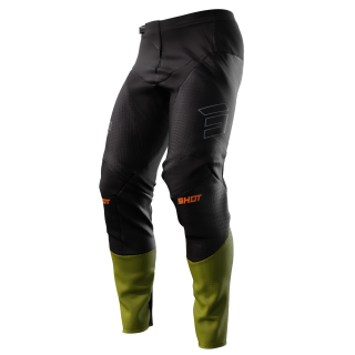 Pantalon SHOT contact patrol noir/kaki 2024 | Oxmoto