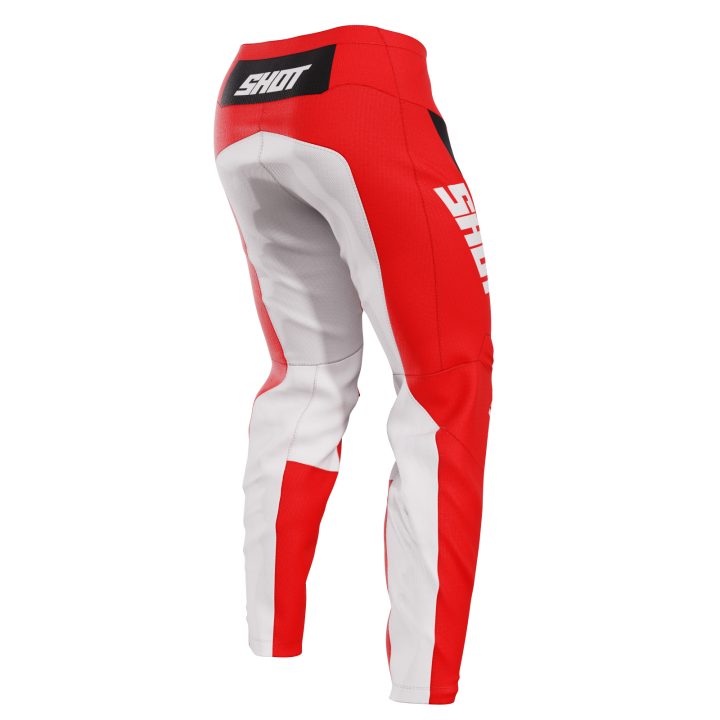 Pantalon SHOT devo star rouge 2024 | Oxmoto