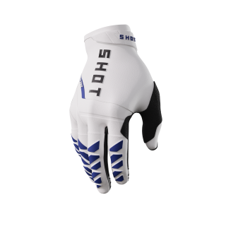 Gants SHOT core bleu/blanc 2024 | Oxmoto