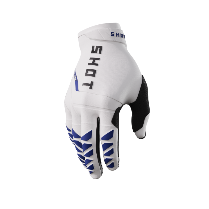 Gants SHOT core bleu/blanc 2024 | Oxmoto
