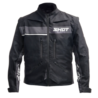 Veste SHOT contact assault 2.0 noir/blanc 2026 | Oxmoto
