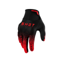 Gants SHOT drift edge rouge 2024 | Oxmoto