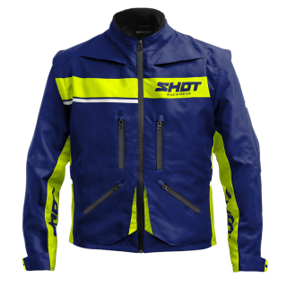 Veste SHOT contact assault 2.0 bleu/jaune 2026 | Oxmoto