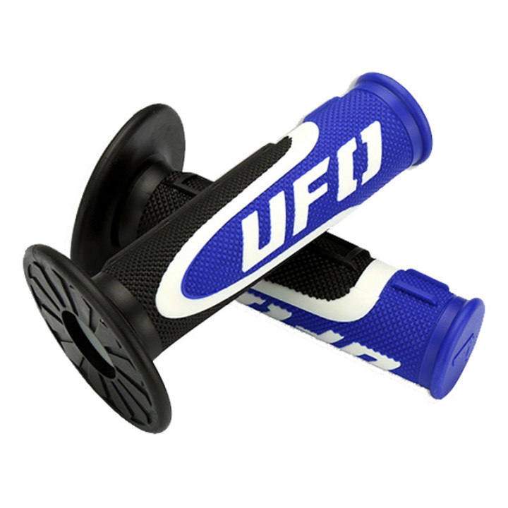 Revêtements UFO Axiom noir/bleu/blanc | Oxmoto
