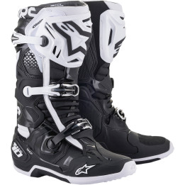 Bottes Alpinestars tech 10 noir/blanc | Oxmoto