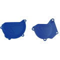 Protections de carters d'embrayage et d'allumage Polisport bleu Yamaha yz250