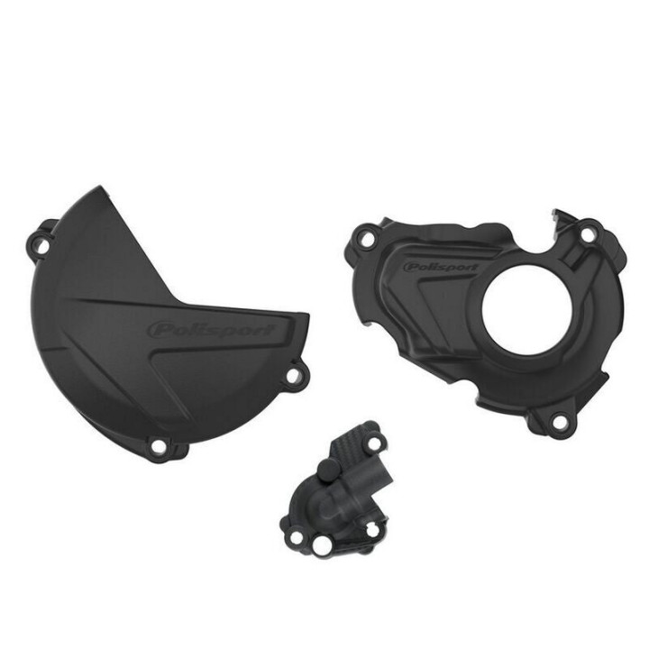 Kit protection de carter d'embrayage, d'allumage et de pompe à eau Polisport - Yamaha YZ 250 FX (20-23)