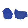 Protections de carters d'embrayage et d'allumage Polisport bleu Yamaha yz125