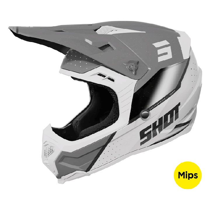 Casque SHOT core honor gris 2024 | Oxmoto