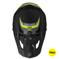 Casque SHOT core custom noir/jaune fluo 2024 | Oxmoto