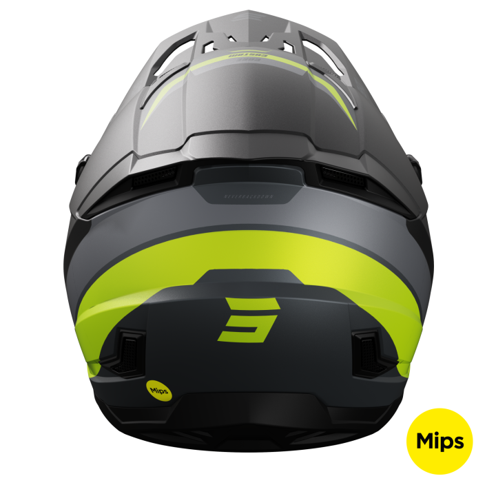 Casque SHOT core custom noir/jaune fluo 2024 | Oxmoto