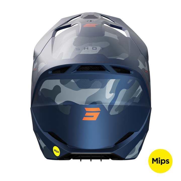 Casque SHOT race battle bleu 2024 | Oxmoto