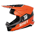 Casque SHOT furious Bolt orange 2024 | Oxmoto
