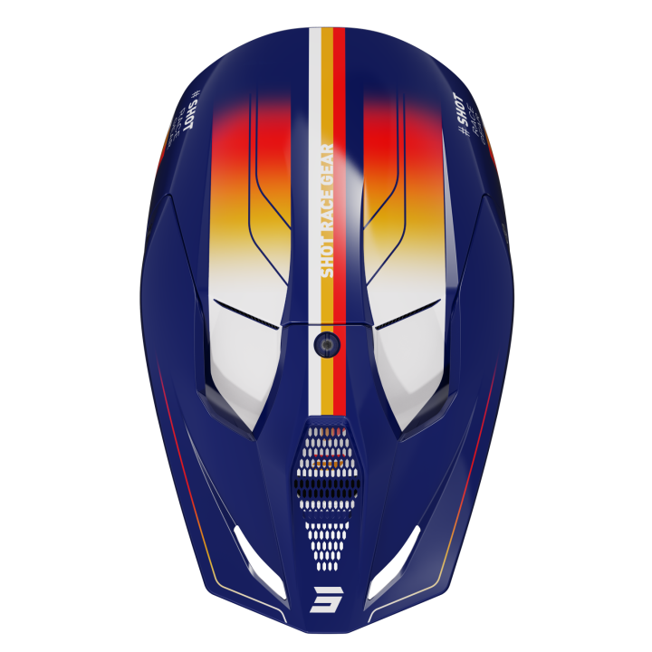 Casque SHOT furious aim bleu 2024 | Oxmoto