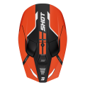 Casque SHOT furious Bolt orange 2024 | Oxmoto