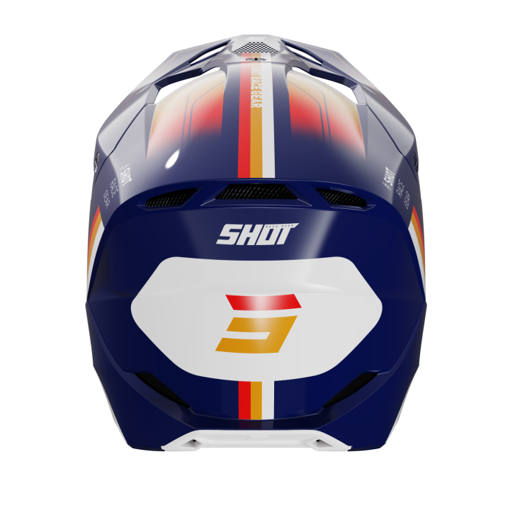 Casque SHOT furious aim bleu 2024 | Oxmoto