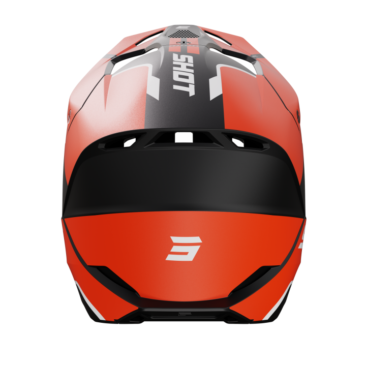 Casque SHOT furious Bolt orange 2024 | Oxmoto
